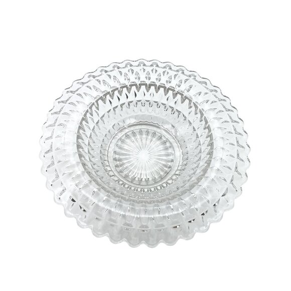 Other - Vintage Crystal Cut Glass Elegant Serving Bowl